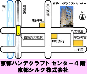 京都ハンディクラフトセンターの地図