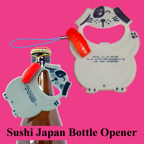 Sushi Japan bottle opener dog