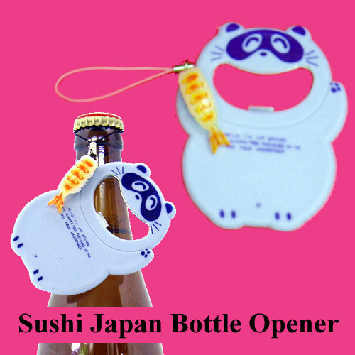 Sushi Japan bottle opener raccoon